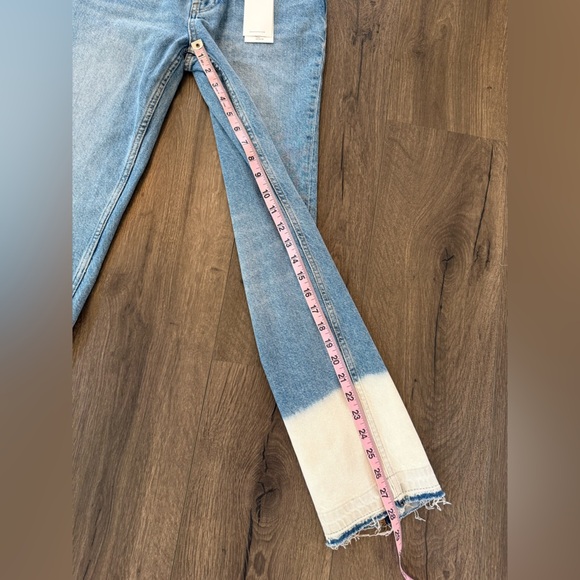 NWT Rails The Atwater Slouchy Straight Leg Crop Jean Blue Bleach Hem Size 23 - Picture 12 of 14